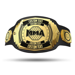 เข็มขัดแชมป์มวยปล้ำดีไซน์ปี 2026 คุณภาพดีที่สุด ราคาถูก ขายส่ง แผ่นโลหะหนัก - Product Image 4