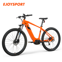 Vélo de montagne BAFANG pour adultes, cadre en alliage d'aluminium léger, 9 vitesses, 250W, frein à disque hydraulique au lithium, étanche, 5 niveaux