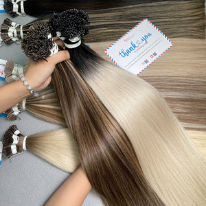 Extensiones de cabello crudo real 100% de proveedor confiable al por mayor de alta calidad I-Tip Hair con tinte o decoloración - Product Image 3