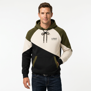 Sweat-shirt à capuche personnalisé en molleton, coupe classique, couleur unie, avec poches, décontracté, pour l'hiver, tricoté, 100 % coton, brodé - Product Image 1