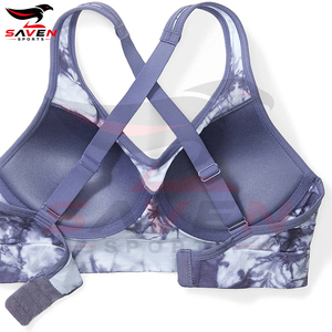 Soutiens-gorge de sport de haute qualité pour femmes, imprimés par sublimation, respirants et solides, pour le yoga et le fitness – Vente en gros - Product Image 5