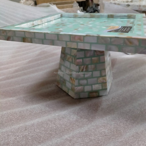 Base para Pastel de Lujo Ecológica de Madreperla con Tamaño Personalizado y Tapa de Acrílico para Decoradores de Pasteles y Postres - Product Image 6