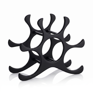 Bronze Metal Wine Rack 10-19 Bottle Display Stand Home Furniture Decorative Bottle Holder <b>Freestanding</b> Geometric Wine Bottle - Product Image 2
