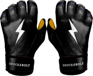 Guantes de Béisbol Personalizados Inspirados en Bruce Bolt, de Cuero Cabretta, Serie Chrome, con Soporte de Muñeca de Puño Corto - Product Image 1