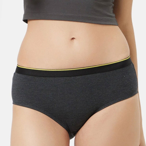 Ropa Interior de Bikini Sólida para Mujer, Personalizada OEM/ODM, Suave, Cómoda, Sin Costuras, Tejida, para Uso Diario y al Aire Libre - Product Image 1