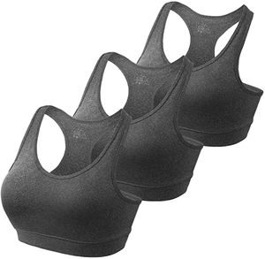 <b>Plus</b> <b>Size</b> Lightweight High Support Hollow <b>Mesh</b> Beauty Back Seamless Wirefree Breathable Sports Bras Workout Gym Yoga Women's - Product Image 2