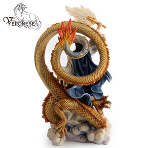 Veronese Design-Romance of The Three kingdoms-Zhuge Liang Riding Dragon-งานฝีมือเรซินตกแต่งบ้าน - Product Image 4