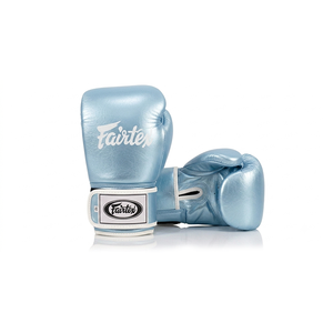 นวมชกมวยหนังแท้ Fairtex สีเขียว แบบติดตีนตุ๊กแก ระบายอากาศได้ดี ออกแบบสำหรับผู้ใหญ่ ใช้สำหรับฝึกซ้อมและต่อสู้ - Product Image 4