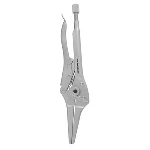 Alicates de presión de acero inoxidable de alta resistencia con agarre de precisión y sujeción segura para animales, de punta fina, de 10 pulgadas, con conexión lateral/terminal mediana - Product Image 4