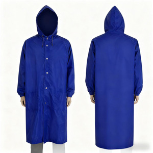 Impermeable Personalizado de PVC, Impermeable Largo Amarillo, Impermeable Resistente de PVC, Impermeable con Capucha - Product Image 2