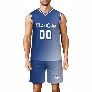 Comfortable Basket Ball Uniforms with Reinforced Stitching Breathable Athletic Jersey Outfit - Product Image 5