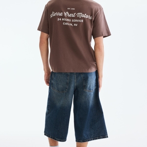 Camisetas de Algodón Personalizadas de Alta Calidad, Estilo Largo, Manga Corta, Cuello Redondo, Lisas, Teñidas, con Impresión de Logotipo Extra Grande en Oferta - Product Image 3