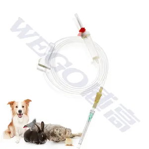 WEGO专业兽医医疗用一次性静脉输液器，带动物针头