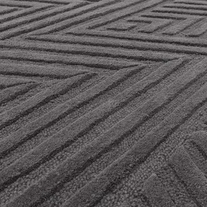 Alfombra de lana bordada a mano de Color Natural más vendida, alfombra y alfombras de suelo con forma rectangular para el hogar, Hotel, Oficina - Product Image 1