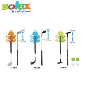 ชุดไม้กอล์ฟเด็กปรับความยาวได้ สำหรับเล่นในร่มและกลางแจ้ง - Product Image 2
