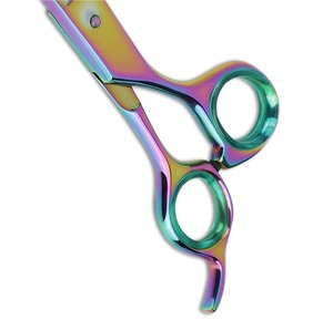 Tijeras de peluquero con mango de acero inoxidable, hoja recta afilada para cortar y entresacar el cabello, para hombres y mujeres, para salones de belleza - Product Image 5