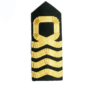 Épaulettes d'uniforme de pilote d'aviation cérémonielles en coton/laine, ajustement confortable, options de couleur et de logo personnalisées - Product Image 1