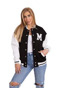 Chaquetas de Invierno para Mujer, Chaqueta Varsity de Béisbol con Logotipo Personalizado, Chaqueta Varsity de Cuero Genuino de Alta Calidad para Otoño - Product Image 4
