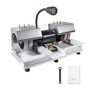 Nuova Macchina Lucidatrice/Smerigliatrice per Pietre Preziose da 6 Pollici, 1/4 HP, 1800 Giri/min, con Pompa dell'Acqua e Funzione di Sfaccettatura, 220V - Product Image 3