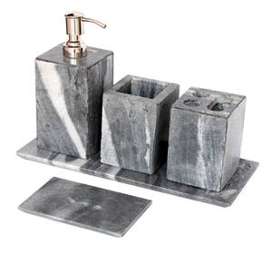 Ensemble de salle de bain minimaliste en marbre, parfait pour les salles de bain contemporaines, offrant un style subtil et une commodité bien organisée - Product Image 2