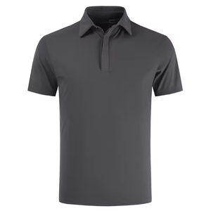 Polo de Golf Personalizado para Hombre, de Algodón y Fibra de Bambú, Tejido Transpirable, Manga Corta, Alta Calidad, OEM - Product Image 5