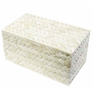 Caja de Almacenamiento de Joyas Decorativa Rectangular con Incrustaciones de Hueso Hecha a Mano, con Organizador - Product Image 3