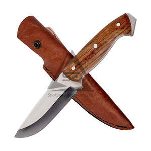 Cuchillos de Hoja Fija con Mango de Madera de Alta Calidad, Hechos a Mano, con Hoja de Acero Inoxidable y Damasco, Fabricación Personalizada OEM, Precio Razonable - Product Image 2