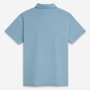 T-shirt de golf décontracté en coton respirant à manches courtes, avec logo personnalisé sur le devant, tricoté, séchage rapide, vierge, vente chaude - Product Image 2