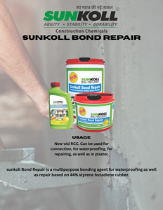 SBR BOND REPAIR Adjuvant liquide polymère à base de caoutchouc styrène-butadiène de qualité industrielle, écologique, non toxique, pour béton, durée de vie supérieure à 5 ans - Product Image 1