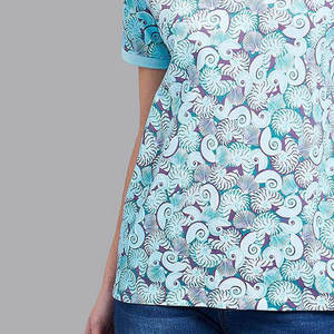 เสื้อถักซับลิเมชั่นสำหรับผู้หญิง สีและขนาดตามสั่ง แขนสั้น ระบายอากาศ แห้งเร็ว สไตล์ลำลอง แฟชั่นสตรีทแวร์ - Product Image 6