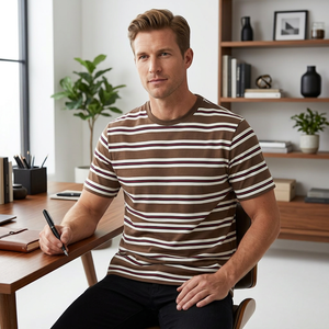 เสื้อยืดแขนสั้นผู้ชาย คอกลม ลำลอง ทรงปกติ - Product Image 6