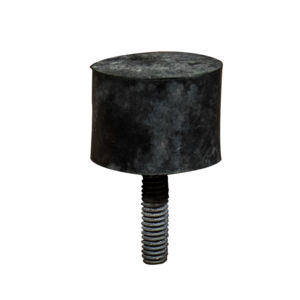 ยางกันกระแทก 1 ขา ขนาด 100 มม. รับน้ำหนักได้ ยี่ห้อ CMK สีดำ โช้คอัพ ตัวหยุดเครนเหนือศีรษะ บรรจุกล่อง ทนทาน - Product Image 1