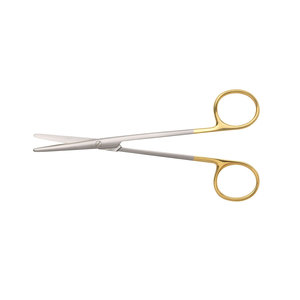 Ciseaux dentaires TC droits et courbés, aiguisés/à bout arrondi, en carbure de tungstène, instruments chirurgicaux, ciseaux opératoires dentaires en acier inoxydable - Product Image 1