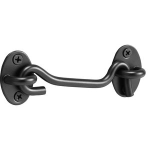 Set di 2 Ganci a Occhio in Acciaio Inox con Chiusura a Scatto per Porte di Fienili, Serratura con Viti di Montaggio - Product Image 6