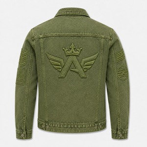 Veste en jean pour homme, vêtement de style premium, confectionnée en denim durable, coupe confortable et classique. - Product Image 2