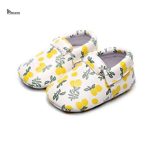 Chaussures en cuir pour bébé avec logo personnalisé, semelle souple, premières chaussures pour nourrissons, antidérapantes, pour commande en gros - Product Image 6