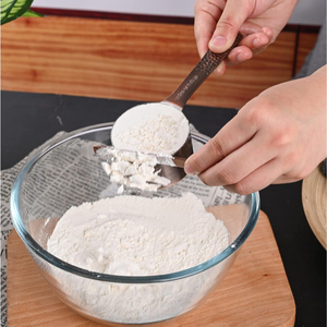 Decorative Kitchenware <b>Measuring</b> Cups And Spoon Set With Shiny Polished Handmade Tabletop Baking <b>Tools</b> Supplies In Lowest Price - Product Image 5