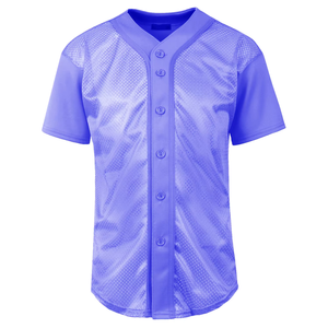Maillot de baseball pour hommes, uniforme d'équipe personnalisé, respirant, en maille, boutonné, chemise de sport, vente en gros OEM - Product Image 1