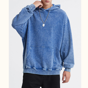 Sudadera con Capucha de 500GSM de Alto Gramaje con Lavado Ácido al por Mayor – Sudadera Vintage Lisa y con Estampado Personalizado con Bordado Premium. - Product Image 1