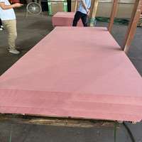 Panneau de fibres à densité moyenne imperméable, résistant à l'humidité et au feu, 2440X1220X12MM 15MM 18MM, haute densité 740KGS, panneau MDF
