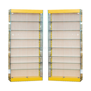 Estantes de Pared, Exhibidores de Vidrio y Metal Modernos para Exhibición en Tiendas, con Recubrimiento en Polvo, Desmontables, OEM Vietnam ADONG A35 - Product Image 1