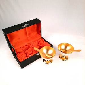 Bol en laiton fait main, fournisseur en gros, personnalisé, poli miroir, dernier modèle, bol à glace en laiton - Product Image 1