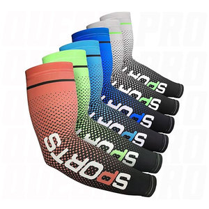 Manchons de compression sportifs personnalisés en gros, protection UV, fins, extensibles, respirants, doux pour la peau, anti-transpiration - Product Image 1