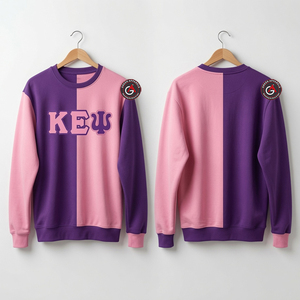 ราคาขายส่ง Kapa Epsilon Psi สังคมและการเย็บปักถักร้อยเสื้อสเวตเตอร์แบบกําหนดเองวัสดุผ้าฝ้ายที่สะดวกสบาย - Product Image 3