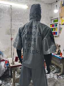Custom Logo Windbreaker <b>Pullover</b> <b>Jacket</b> And Short Printed Best Selling Nylon Made Winter <b>Jacket</b> High Quality Windbreaker Set. - Product Image 3