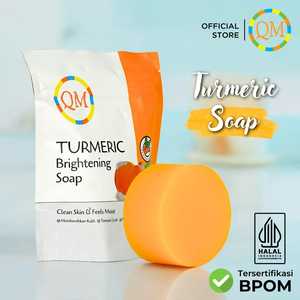 Turmeric Brightening Facial <b>Soap</b> Bar-Handmade Transparent Medicated Moisturizing Face Wash for All Skin Types - Product Image 1