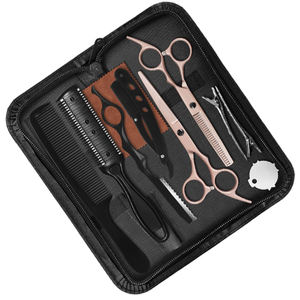 Kit de ciseaux de coiffure et de ciseaux à effiler en acier inoxydable, outils de coiffure professionnels durables pour salon de coiffure IMANS - Product Image 4