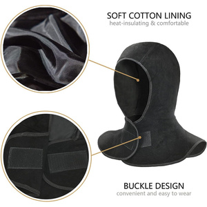 Welding Hood Flame Retardant Protective Welding <b>Cap</b> With Neck Shoulder Drape Welding Accessories Head Protection for Unisex - Product Image 4