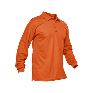 Camisa Polo Duradera de Manga Larga para Exteriores - Tejido Táctico Resistente a Desgarros con Cuello Fijo y Características Utilitarias - Product Image 3