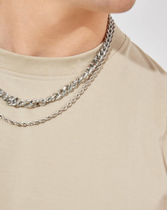 Ensemble 2 pièces décontracté pour homme de bonne qualité : T-shirt et short de sport respirants en fibre de bambou pour l'été, la gym et la course à pied - Product Image 3
